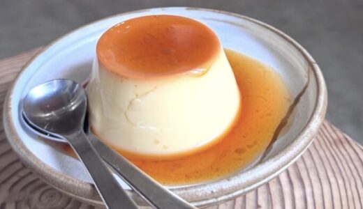 福岡県糸島市にあるカフェ「COFFEE SAZANAMi（さざなみ）」のプリン