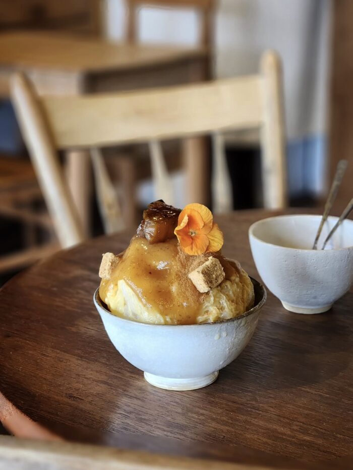 福岡県うきは市あるカフェ「白翠」のメニュー