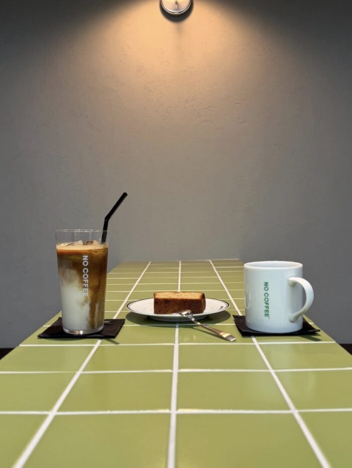 福岡市中央区にあるカフェ「NO COFFEE TENJIN PARK」のメニュー