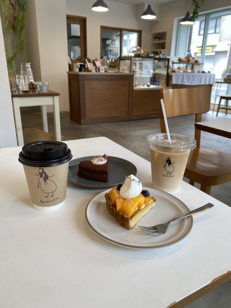 福岡市東区箱崎にあるカフェ「9We cake+coffee」のメニュー